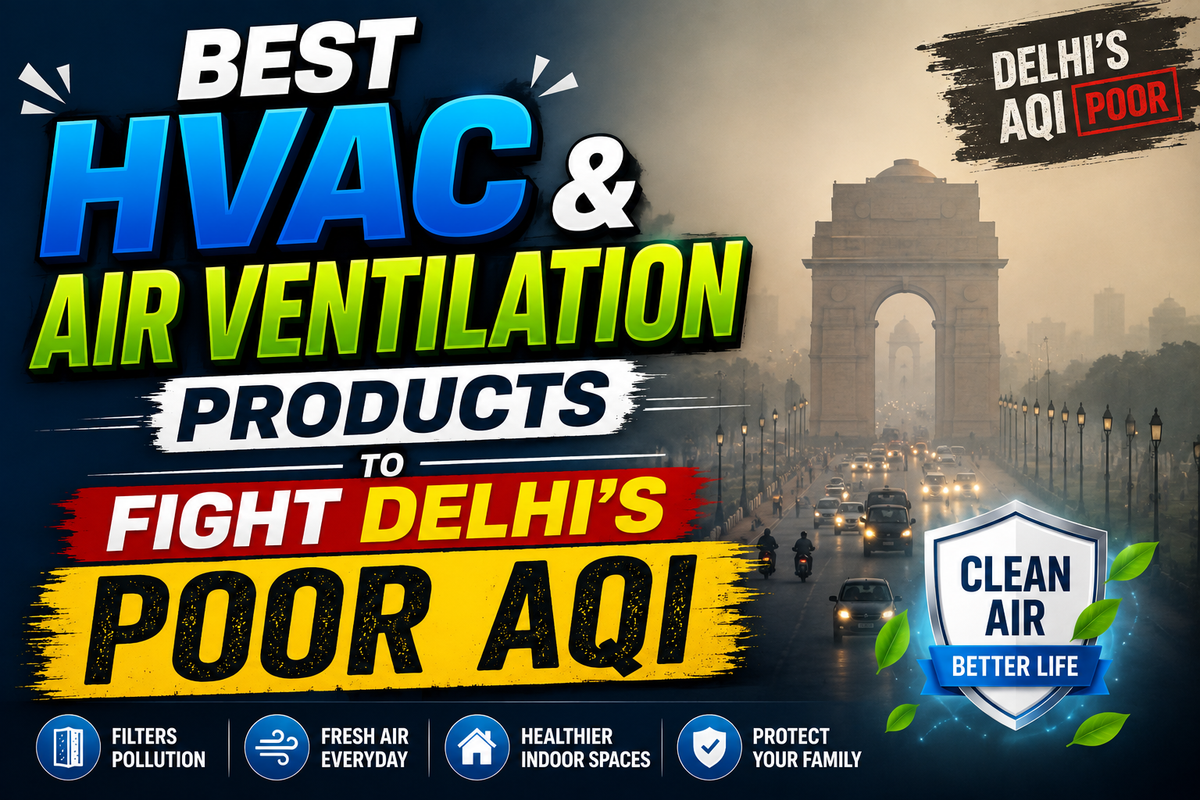 Best HVAC & Air Ventilation Products to Fight Delhi's Poor AQI