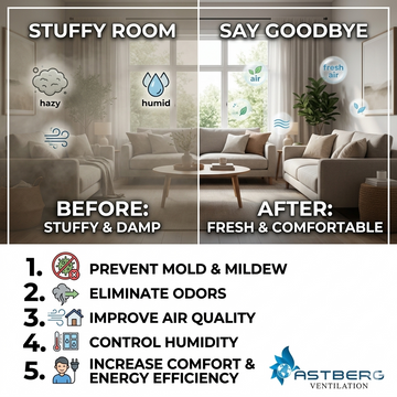 Say Goodbye to Stuffy Rooms: 5 Reasons Your Home Needs an Air Vent Fan
