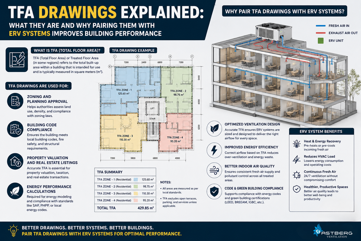 TFA (Treated Fresh Air) Units Explained: How They Work Alongside ERV Systems for Better Indoor Air
