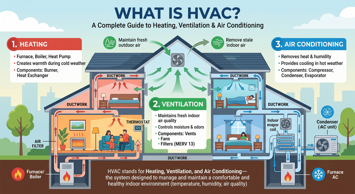 HVAC Meaning & Complete Guide: How It Works in India | Astberg Ventilation