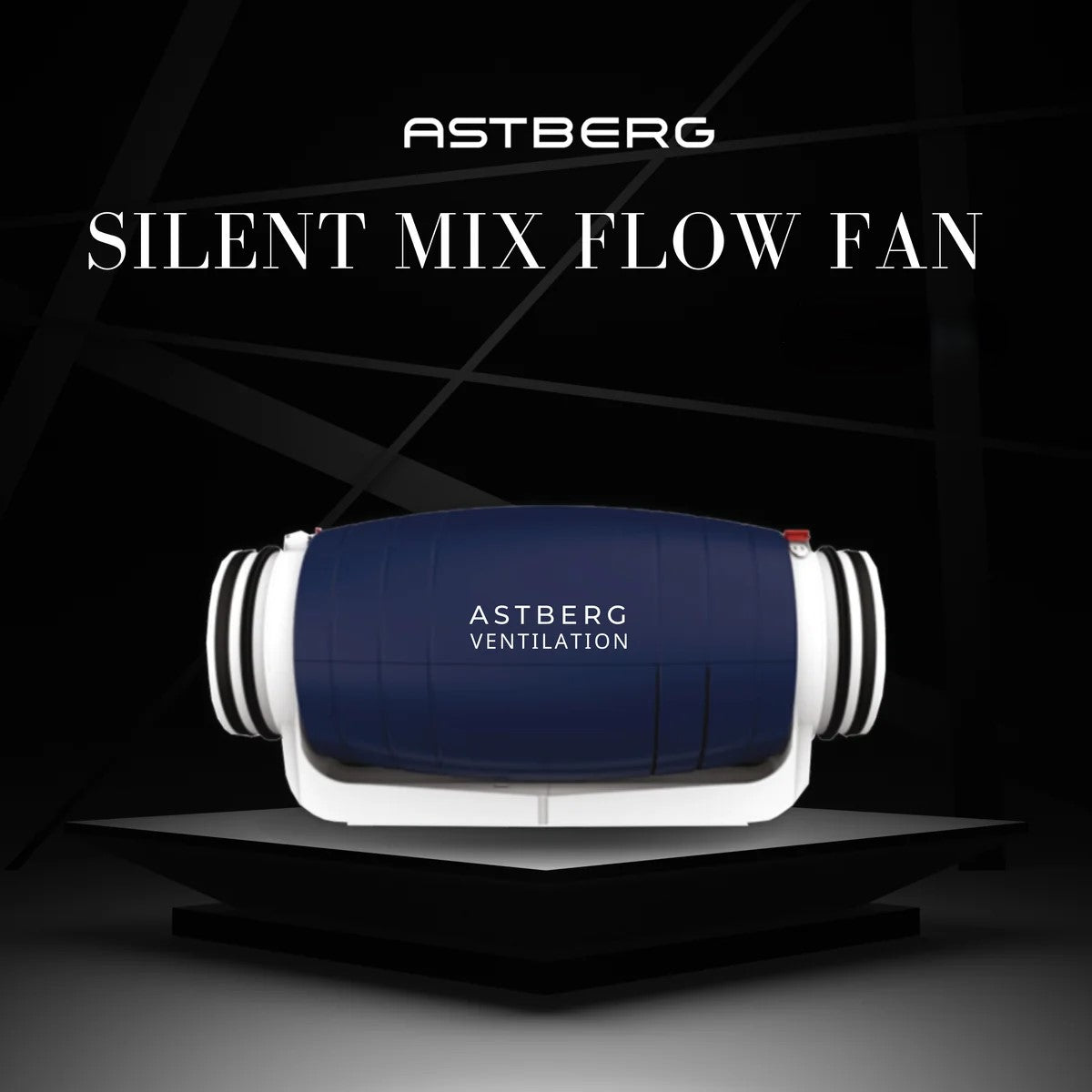 Silent exhaust fan