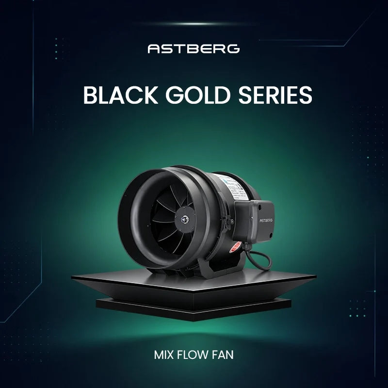 Black Mix Flow Inline Fans