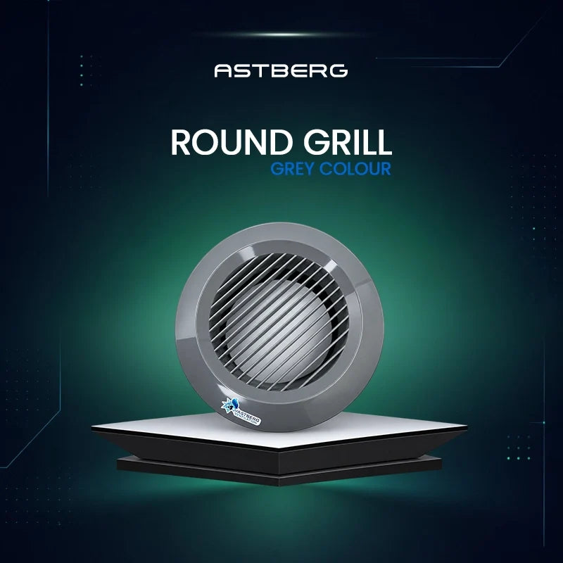 Round Grill Grey Colour