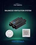 ASTBERG BALANCED VENTILATION SYSTEM FOR 1000-1500 (Sq. ft.) RESIDENTIAL OR SEMI-COMMERCIAL
