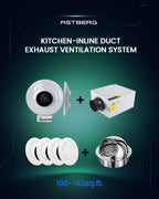 ASTBERG  100-140 SQ KITCHEN- ASTBERG INLINE DUCT EXHAUST VENTILATION SYSTEM