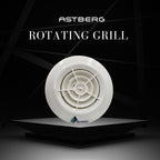ASTBERG ROTATING DIFFUSER  SUPPLY GRILL VENT CEILING CAP CFM CONTROLLER 150MM 6"-ARD150