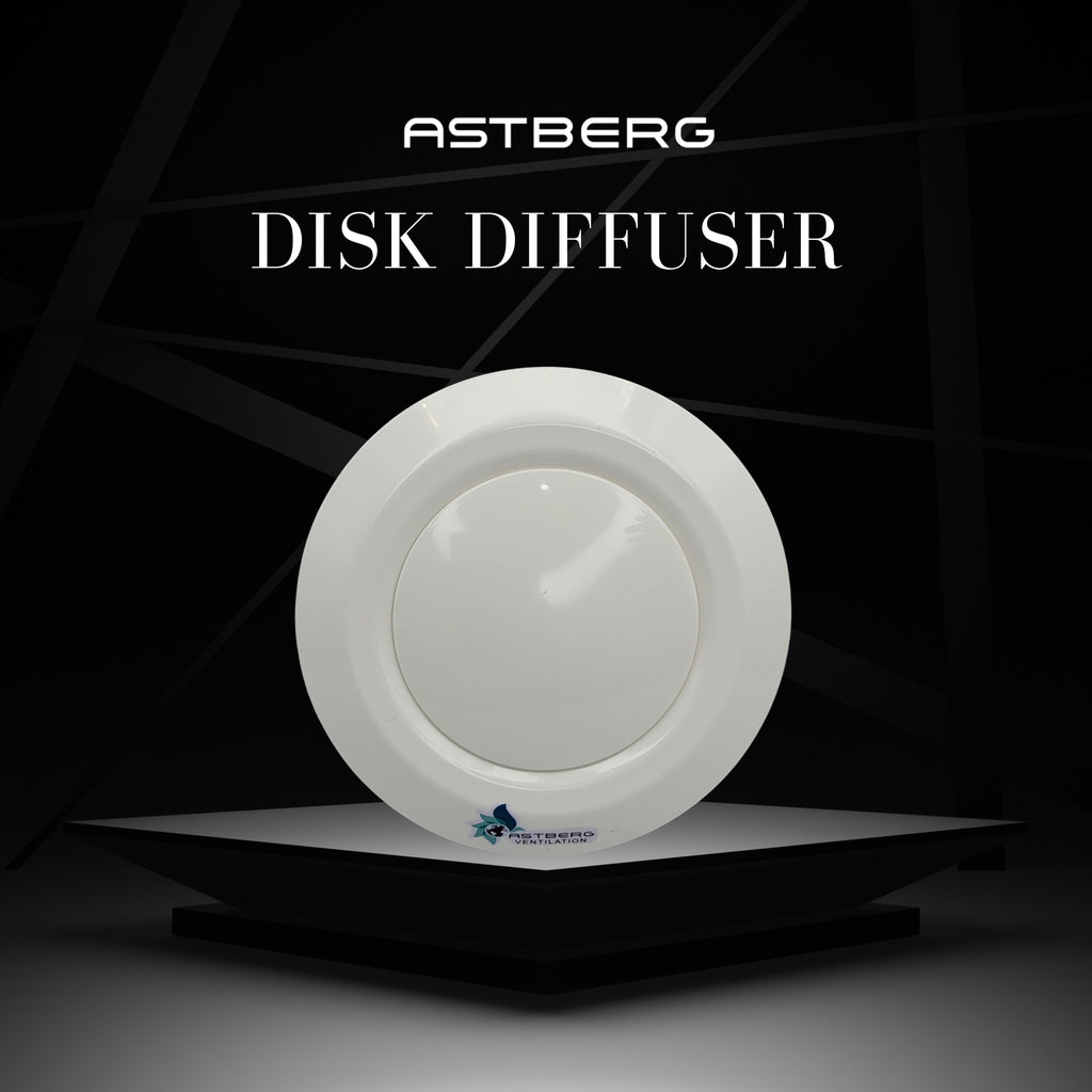 Astberg ABS DISK DIFFUSER VOLUMER CONTROLLER VALVE 100MM 4"-ADD100