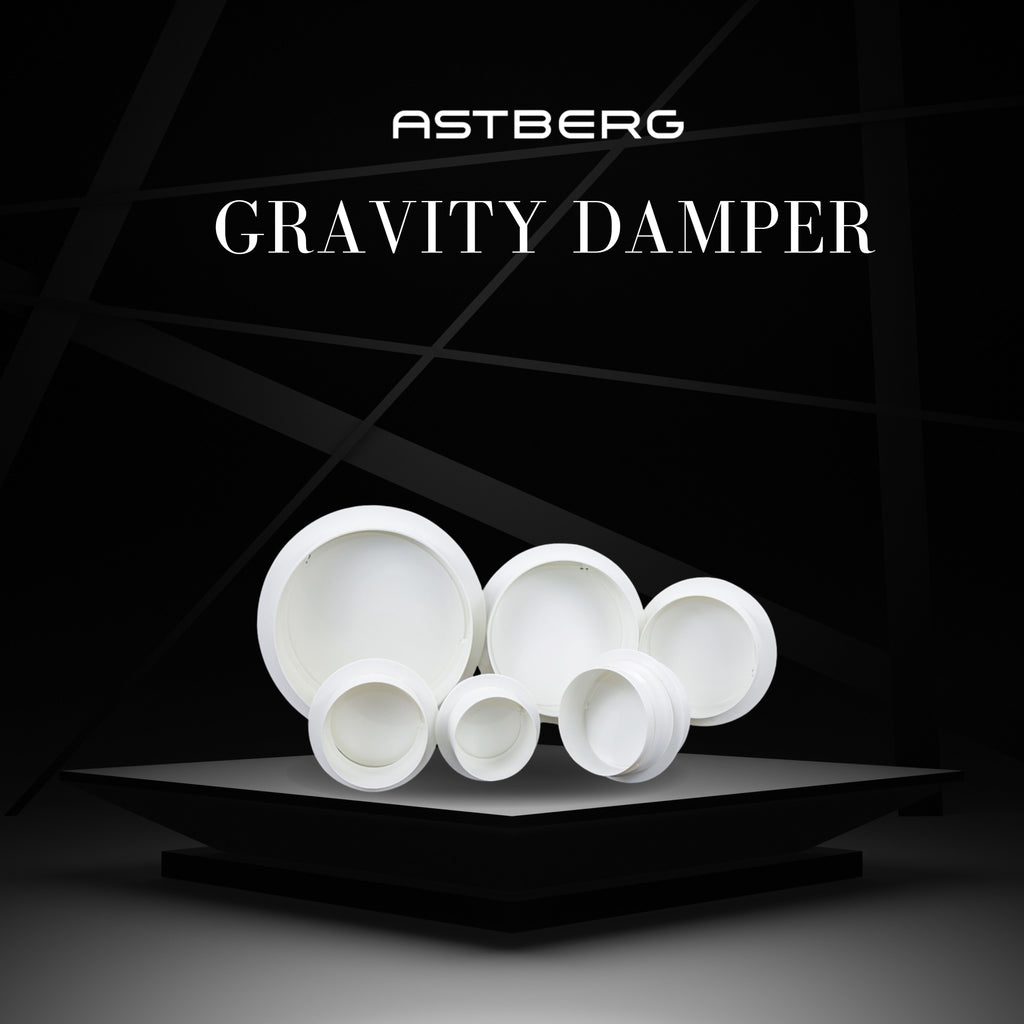 ASTBERG ABS ASTBERG GRAVITY DAMPER AGD100mm