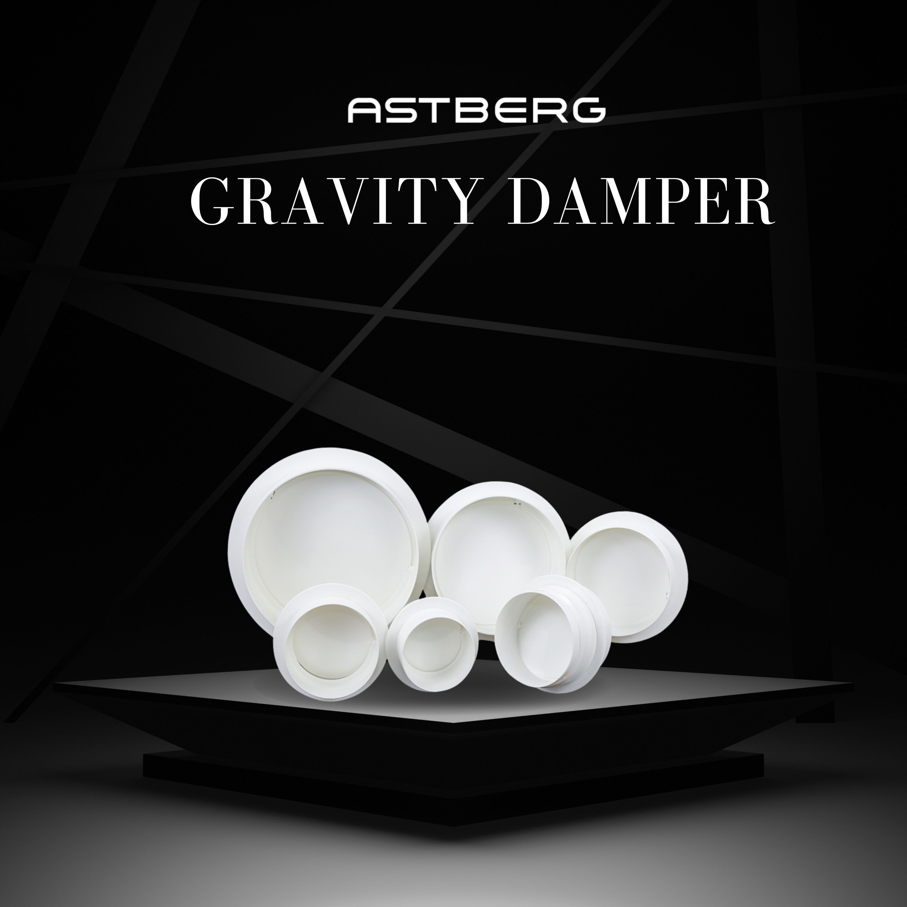ASTBERG ABS ASTBERG GRAVITY DAMPER AGD100mm