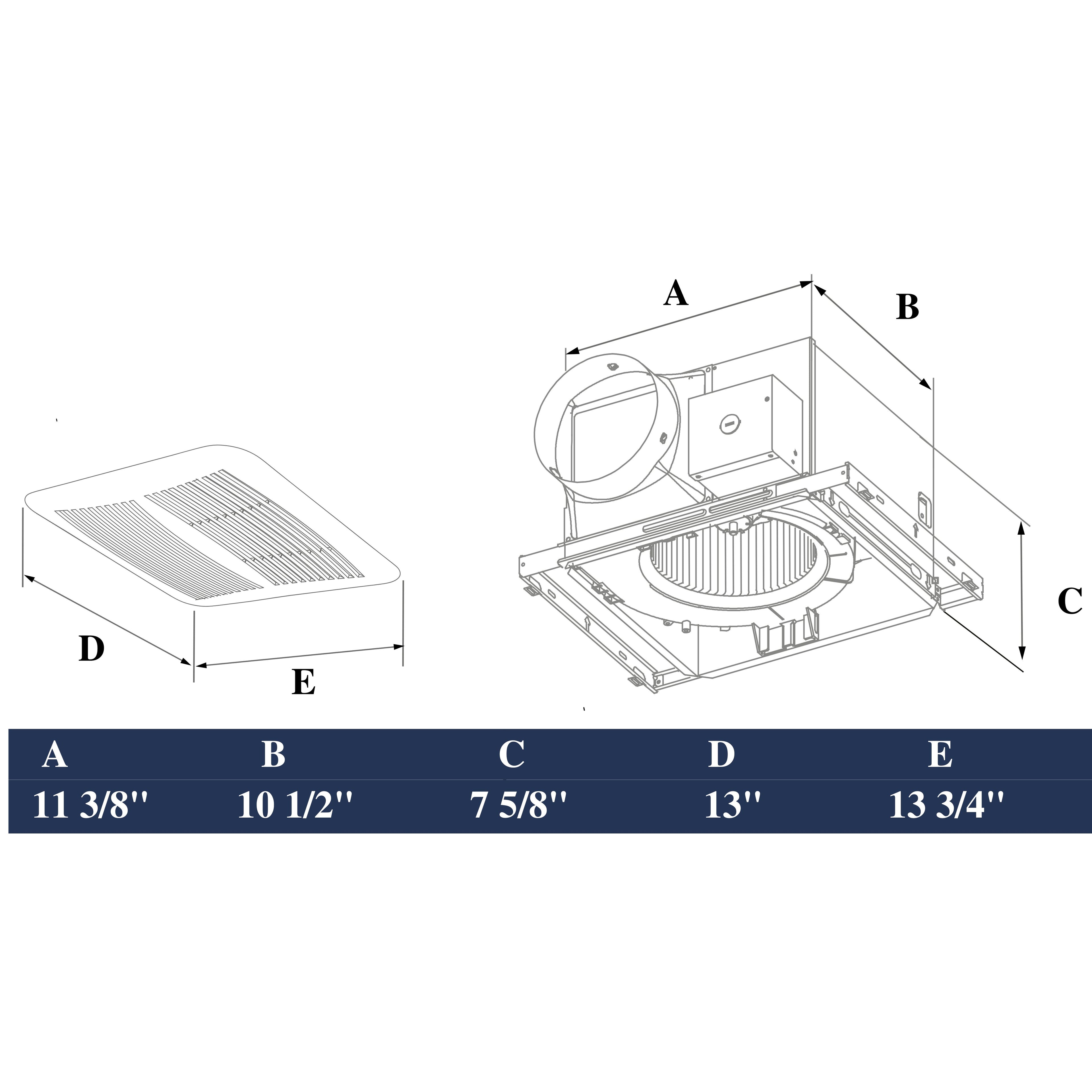 ASTBERG METAL HEAVY DUTY  SILENT CEILING MOUNTED CASSETTE EXHAUST VENTILATION FAN ASE1501  260CMH 150MM 6"
