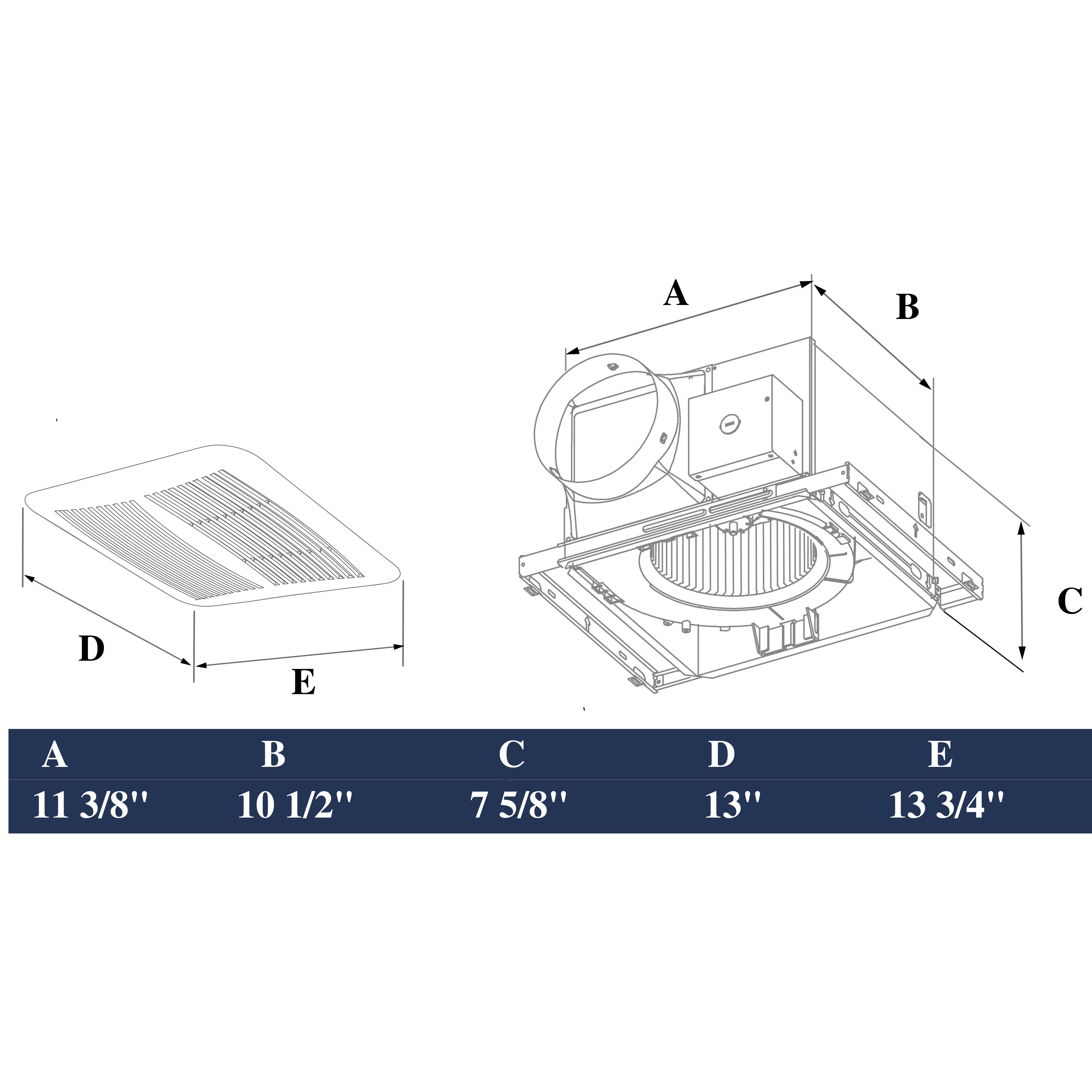 ASTBERG METAL HEAVY DUTY  SILENT CEILING MOUNTED CASSETTE EXHAUST VENTILATION FAN ASE1501  260CMH 150MM 6"
