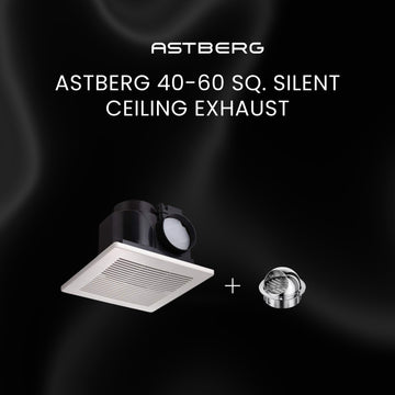 ASTBERG 40-60 SQ. SILENT CEILING EXHAUST