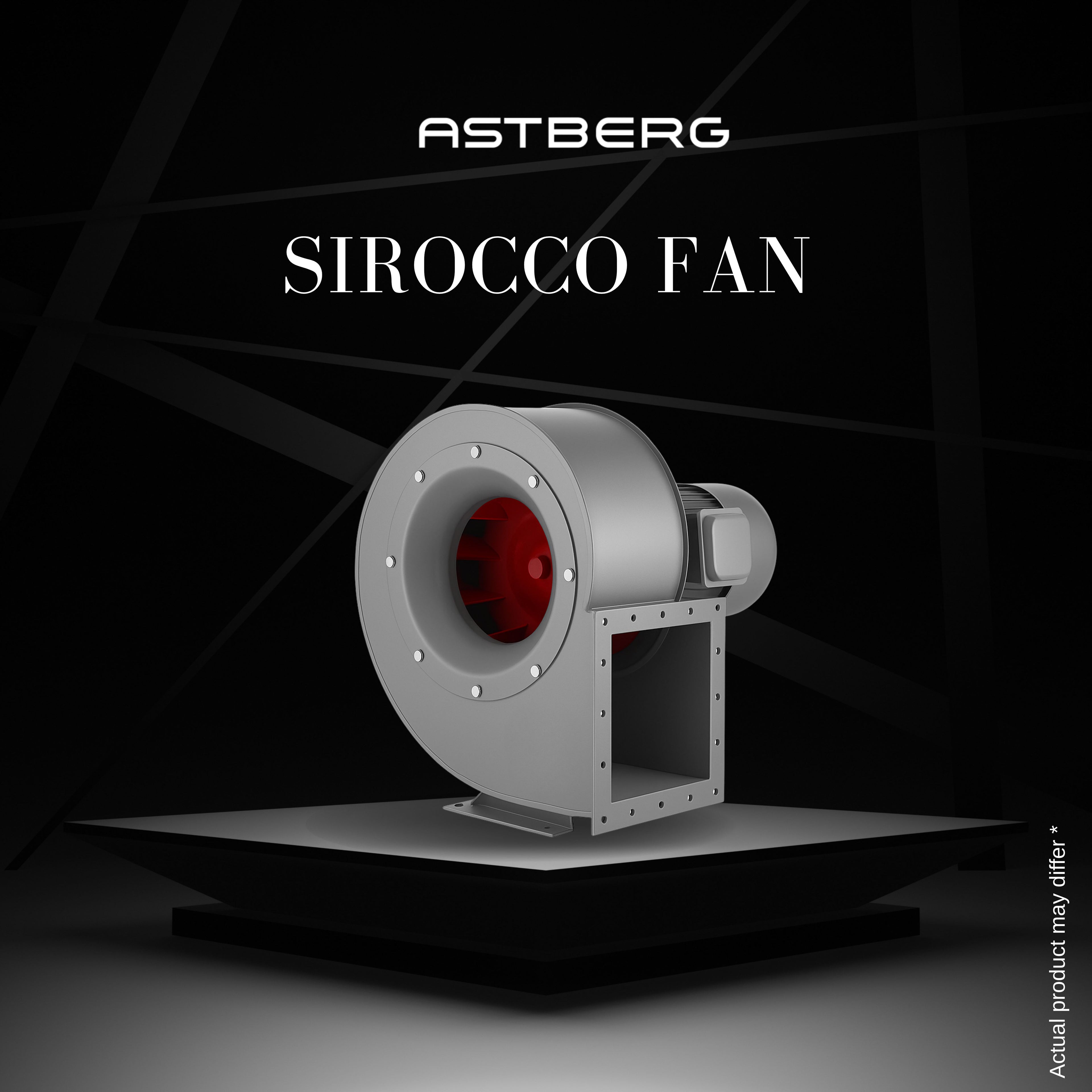 SIRROCO COMMERCIAL FAN (ACBL250)- 2800 CMH 1647 CFM
