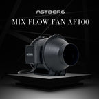 ASTBERG AF100P SILENT MIXFLOW INLINE CIRCULAR DUCT VENTILATION EXHAUST FAN 198CMH 100MM