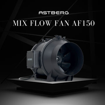 Astberg AF150 Silent Mixflow Circular Inline Duct Fan (150mm / 6”)  530 m³/h, 311 CFM