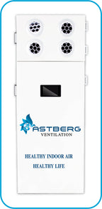 ASTBERG'S CABINET TYPE PURIFICATION ENERGY RECOVERY VENTILATION-STANDING ERV ASF50THP 500CMH