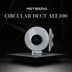 Circular Inline Duct Fan AEE100G (100 mm / 4") 290 m³/h (170 CFM)