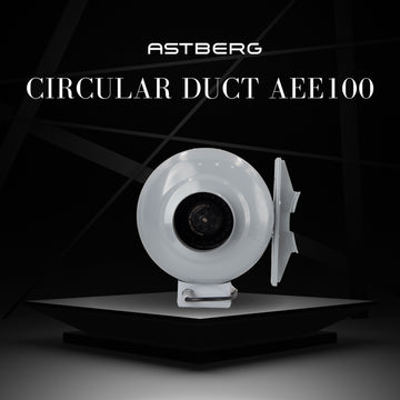 Circular Inline Duct Fan AEE100G (100 mm / 4") 290 m³/h (170 CFM)