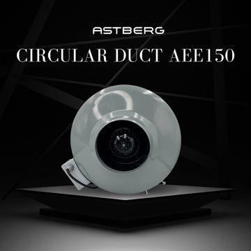 Astberg AEE150G Circular Inline Duct Fan (150mm / 6") 740 m³/h 435 CFM