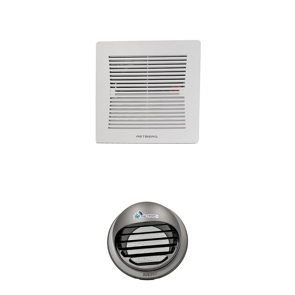 ASTBERG 80-100 SQ. SILENT CEILING EXHAUST