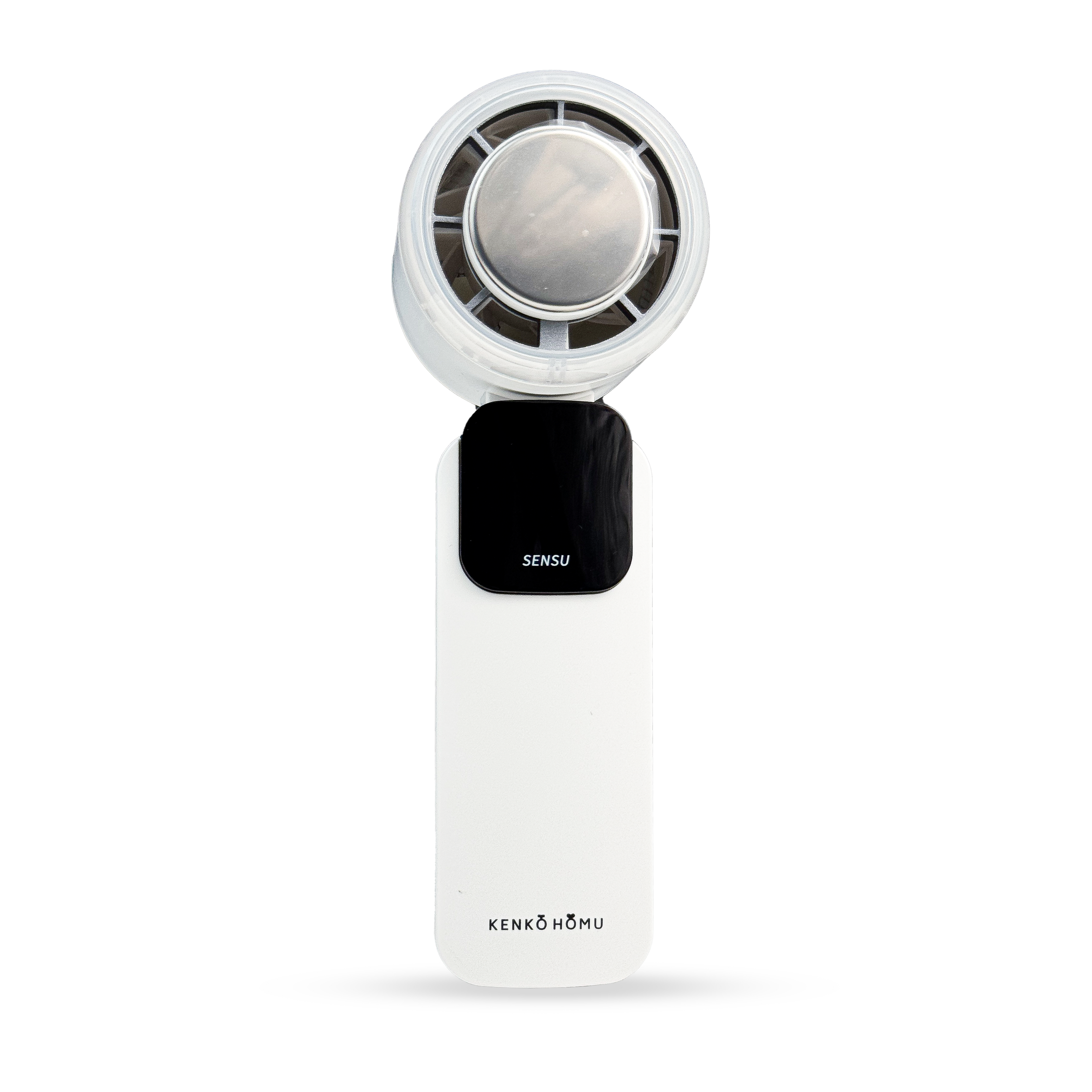 Astberg KENKO HOMU SENSU HAND FAN WHITE, 13000 RPM WITH COOL TOUCH, 5000 mAh TYPE-C RECHARGEABLE [ UPTO 14 HOURS ] 199- SPEED GEAR FOR TRAVEL,OFFICE, MAKEUP & OUTDOOR KENKO HOMU A JAPANESE LIVING-KH-03