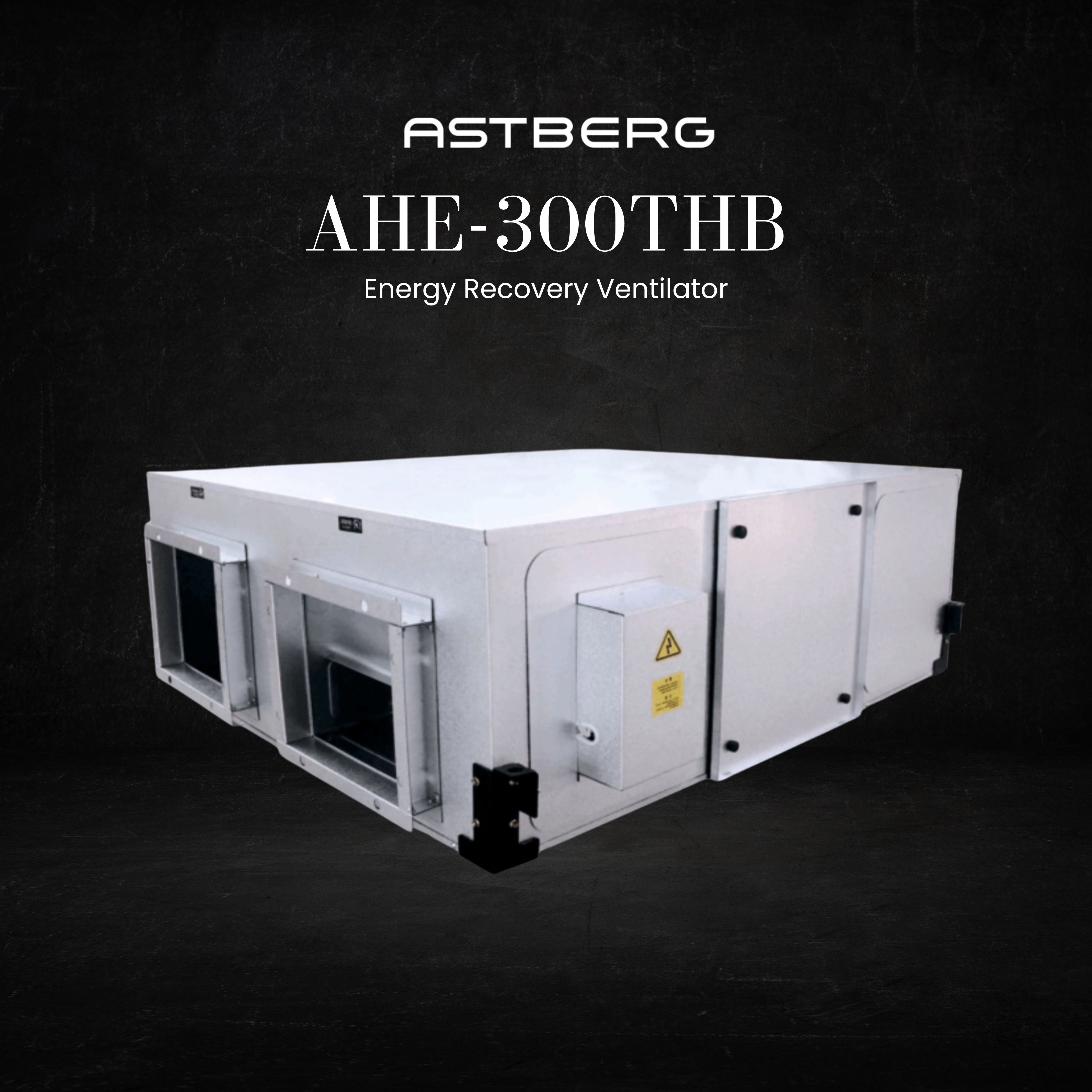 ASTBERG ERV HRV ENERGY HEAT RECOVERY FRESHAIR VENTILATION AHE-300THB ERV 3000CMH