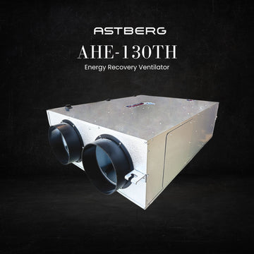 ASTBERG ASTBERG ERV HRV ENERGY/HEAT RECOVERY FRESHAIR VENTILATION AHE-130TH ERV 1300CMH