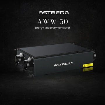 ASTBERG BALANCED VENTILATION SYSTEM FOR 2500-3000 (Sq. ft.) RESIDENTIAL OR SEMI-COMMERCIAL