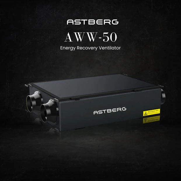 ASTBERG BALANCED VENTILATION SYSTEM FOR 2500-3000 (Sq. ft.) RESIDENTIAL OR SEMI-COMMERCIAL