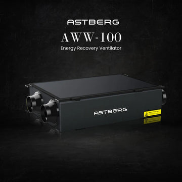 ASTBERG'S BALANCED VENTILATION SYSTEM FOR 2000-2500 (Sq. ft.) RESIDENTIAL OR SEMI-COMMERCIAL