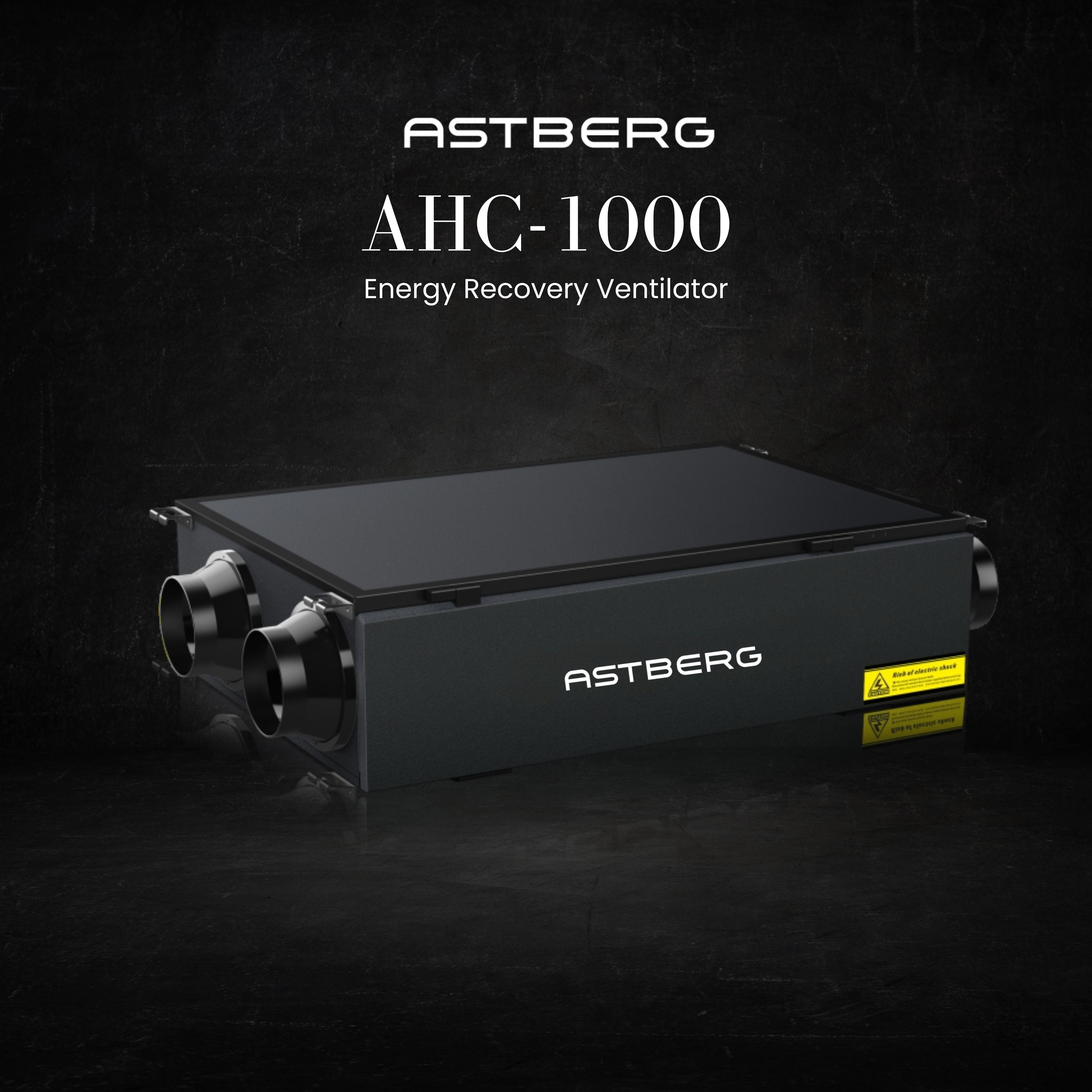 ASTBERG ERV HRV ENERGY/HEAT RECOVERY FRESHAIR VENTILATION HEPA CARBON DUST FILTER AHC 1000TH 1000CMH
