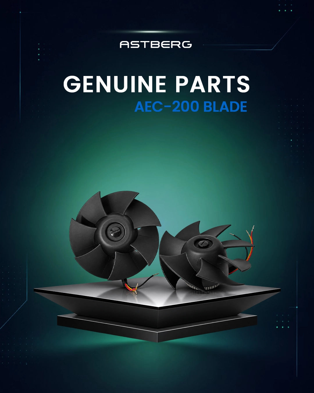 Astberg Genuine spare parts for AEC200 Inline exhaust Fan-  Motor