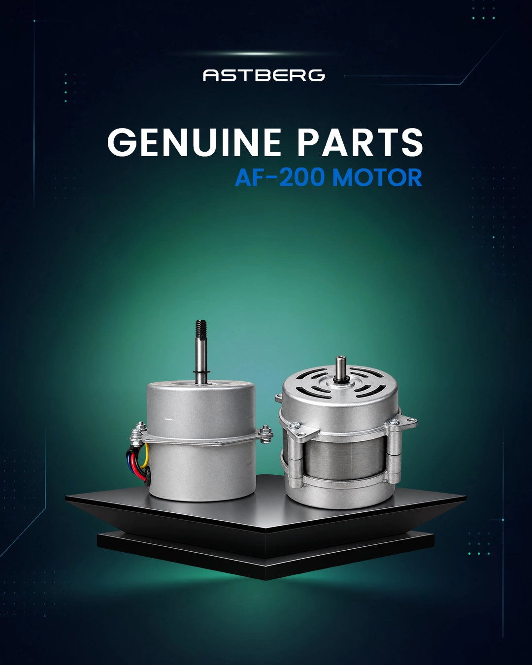 Astberg Genuine spare parts for Af200 inline exhaust Fan-  Motor