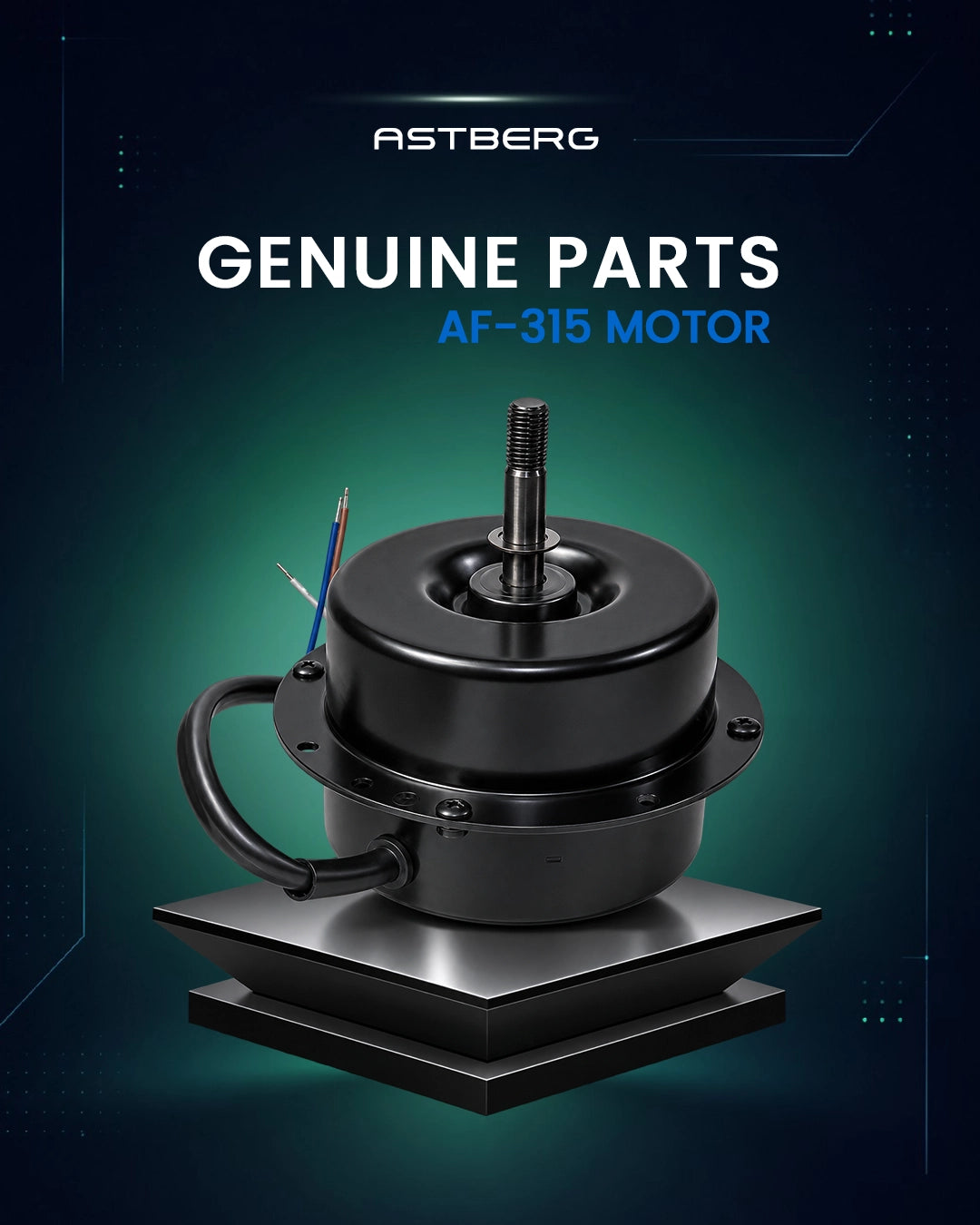 Astberg Genuine spare parts for AF315 Inline exhaust Fan- Motor