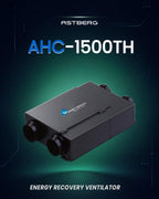 ASTBERG ERV HRV ENERGY/HEAT RECOVERY FRESHAIR VENTILATION HEPA CARBON DUST FILTER AHC1500TH 1500CMH H13 FILTERS / 78-84% RECOVERY EFFICIENCY / BOTTOM OPEN