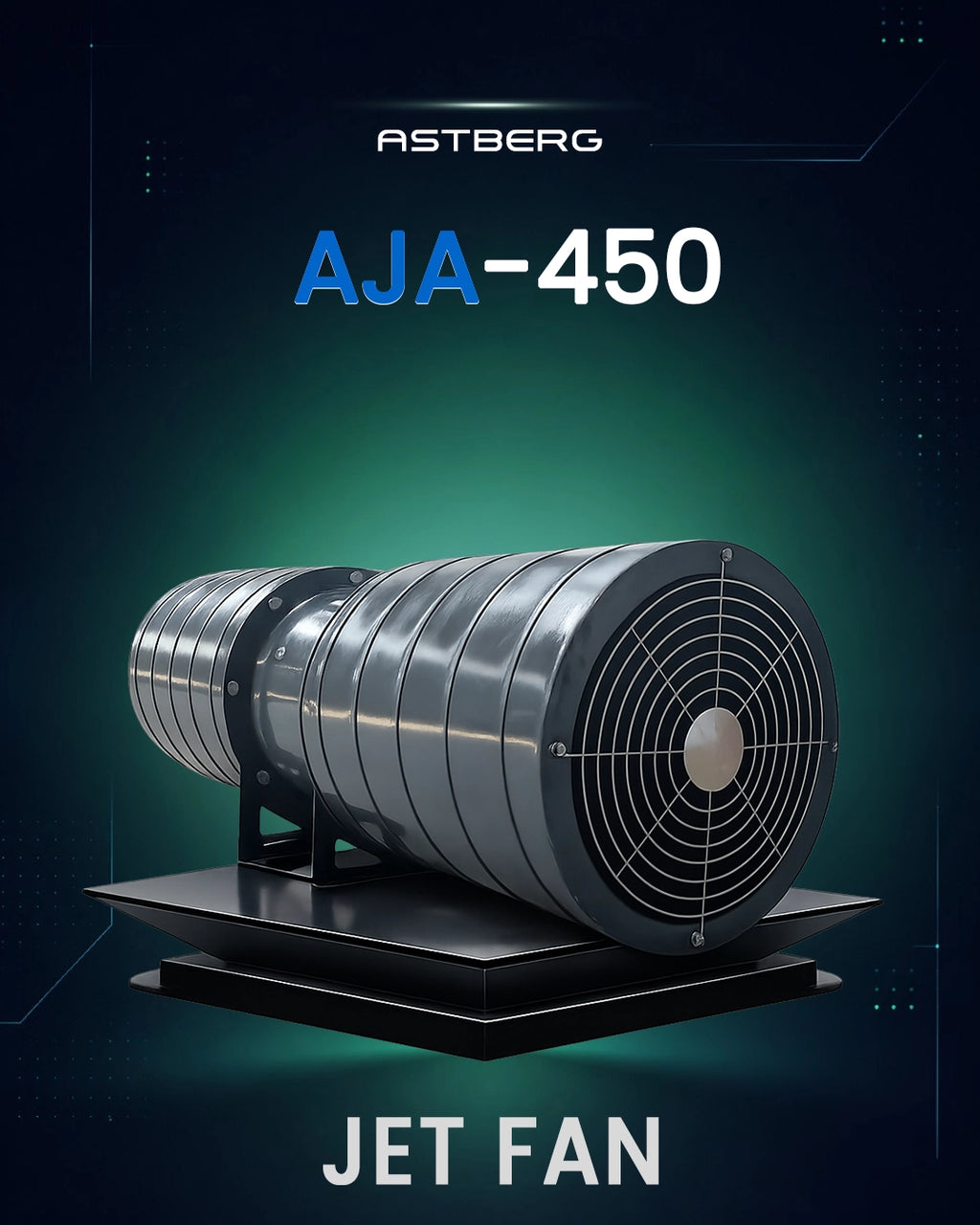 COMMERCIAL JET FAN- AJA450 (12000 CMH)