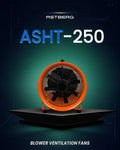 ASTBERG DUST COLLECTOR BLOWER EXHAUST PORTABLE INLINE DUCT VENTILATION BLOWER FAN ASHT250 10" 2200CMH