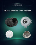 ASTBERG'S HOTEL VENTILATION SYSTEM (FRESHAIR & EXHAUST) FOR COMBINATION OF 8-10 ROOMS (INCLUDING WASHROOM'S)