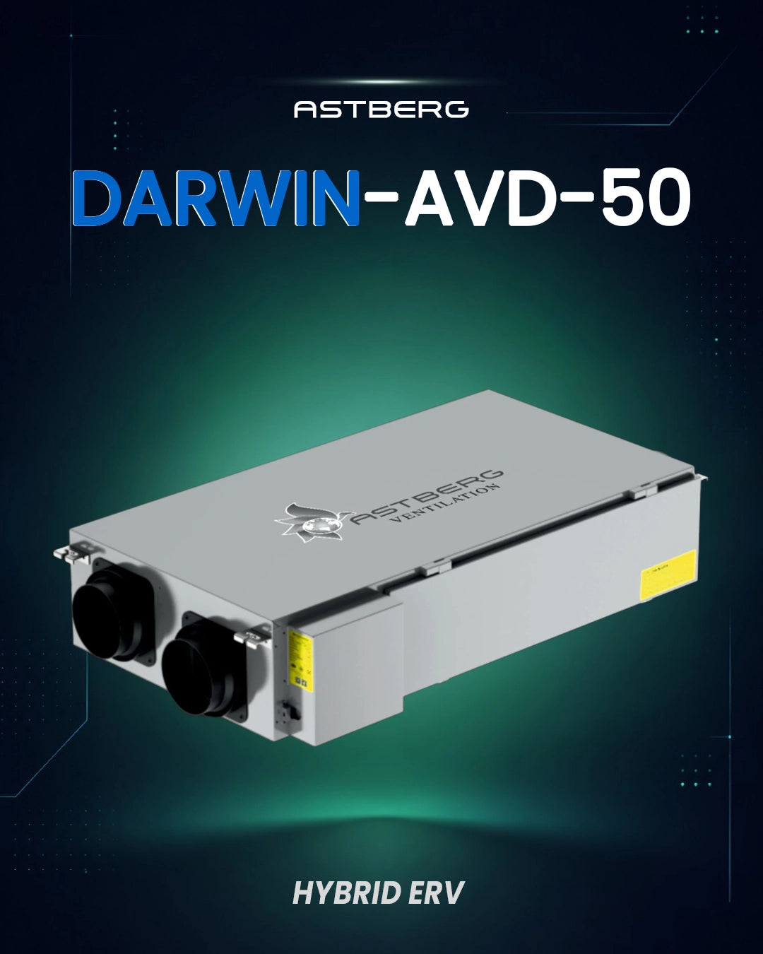 ADVANCED BALANCED VENTILATION SYSTEM FOR 1000-1500 (Sq. ft. ) RESIDENTIAL OR SEMI-COMMERCIAL
