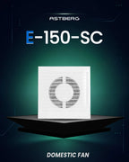 ASTBERG E150SC PIPE/WALL/CEILING EXHAUST VENTILATION FAN 250CMH 150MM 6"
