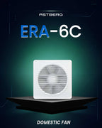 ASTBERG ERA6C  PIPE/WALL/CEILING  EXHAUST VENTILATION FAN290CMH 150MM 6"