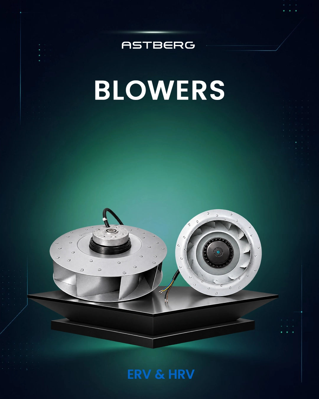Astberg Genuine spare parts for ERV - Blower:- AHE50THP