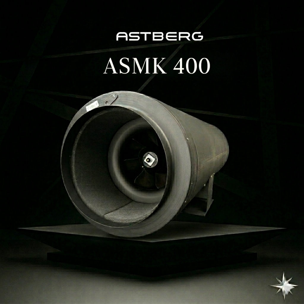 ASTBERG SILENT MIXED FLOW COMMERCIAL DUCT VENTILATION FAN ASMK400 7100CMH