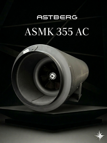 ASTBERG SILENT MIXEDFLOW COMMERCIAL DUCT VENTILATION FAN ASMK355AC 6450CMH