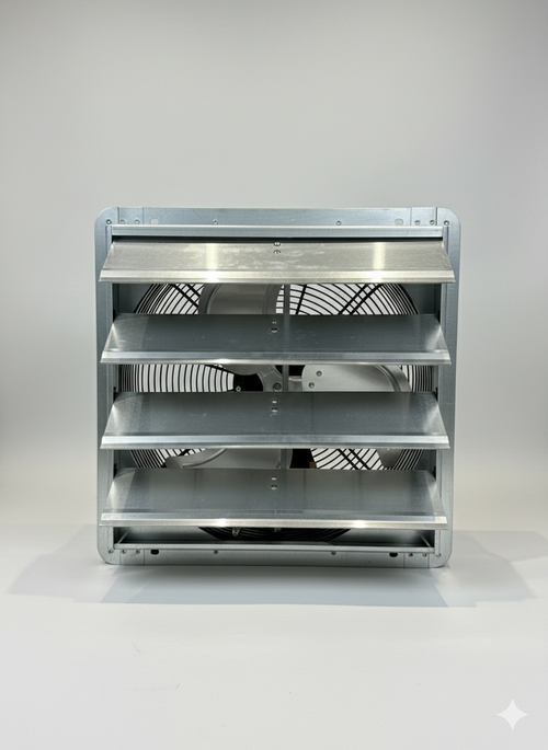 Astberg AHA26  POWDER COATED PROPELLER WALL EXHAUST VENTILATION FAN WITH SHUTTERS 9350CMH