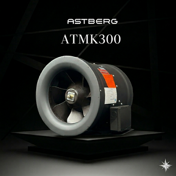 ASTBERG SILENT MIXEDFLOW COMMERCIAL DUCT VENTILATION FAN ATMK300 3150CMH