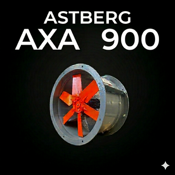 ASTBERG'S TUBE AXIAL COMERCIAL VENTILATION FANS AXA900