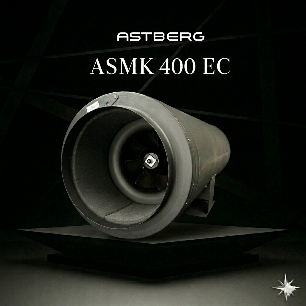 ASTBERG SILENT MIXEDFLOW COMMERCIAL DUCT VENTILATION FAN ASMK400EC 6800CMH