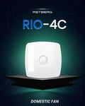 ASTBERG RIO4C 98CMH 100MM PIPE WALL CEILING  EXHAUST VENTILATION FAN