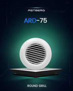 ASTBERG SUPPLY ROUND GRILL DIFFUSER 75MM 3"-ARD75